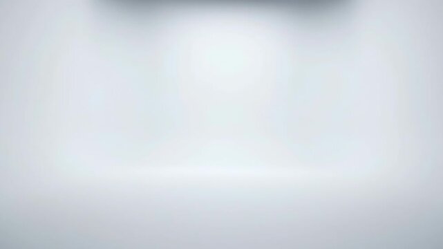 Empty photography studio with white cyclorama wall and professional lighting background