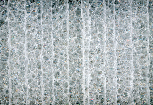 Plastic meterial close up cell structure