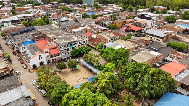 Doradal, Antioquia - Colombia. March 12, 2026. Our Lady of Carmen Parish is a Colombian Catholic church.