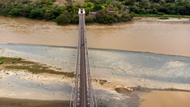 Santa Fe de Antioquia, Colombia. February 15, 2026. The Western Bridge, built between 1887 and 1895, was a leap forward in engineering for the country and the world.