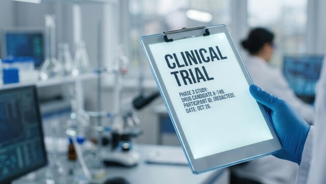 Clinical Trial Phase 3 Study in Pharmaceutical Laboratory for Drug Development Research