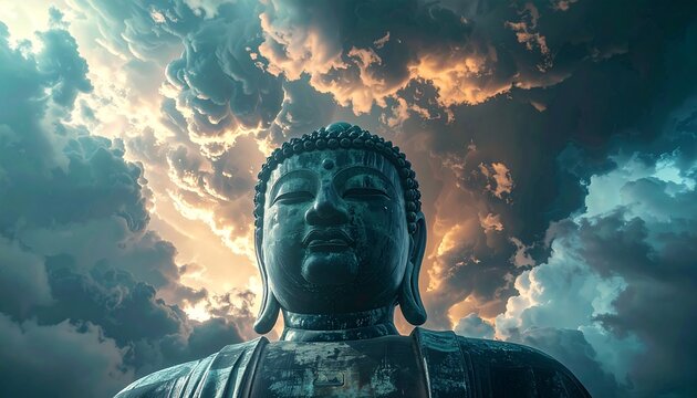 A high-resolution overhead shot of a vibrant poke bowl filled with fresh salmon and colorful vegetables on a minimalist marble background