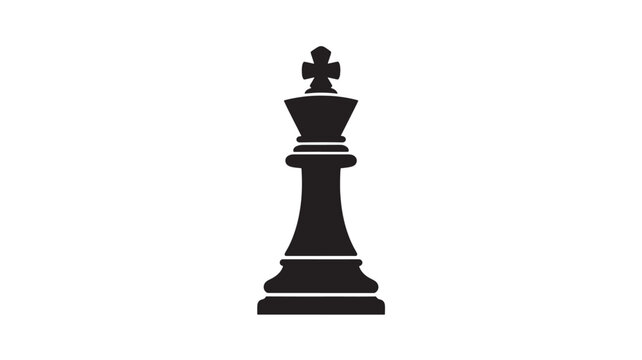 Black Chess King Piece For Strategy Concepts