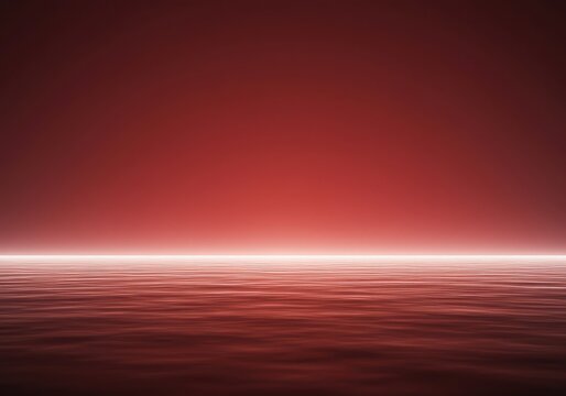A pure conceptual void stretching limitlessly, representing profound emptiness and boundless mental space for ideas, abstraction, mystery, smooth