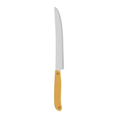 Fototapeta premium Classic Kitchen Knife Flat Vector Illustration for Food Preparation