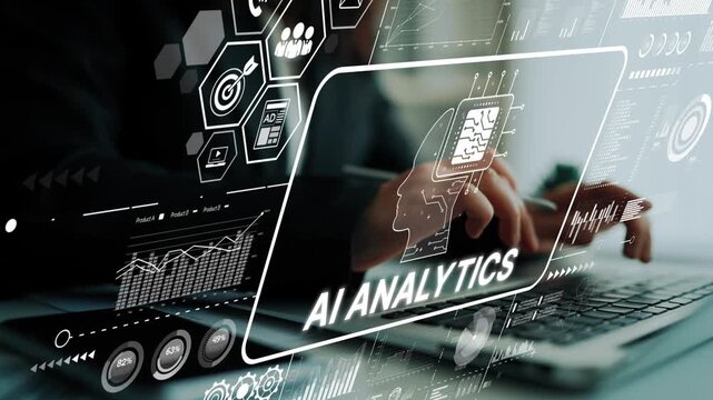 Advanced AI Analytics for Data-Driven Decision Making with Visualized Insights on Digital Interface. Asymptotic smart data analytic.
