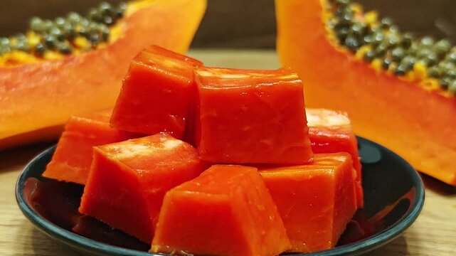 Fresh, ripe papaya for good health.