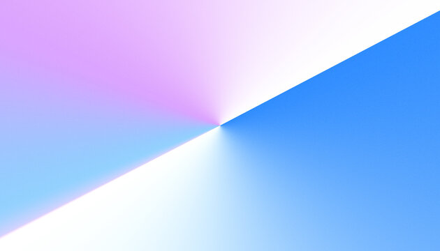 Abstract background with diagonal light beam effect in pastel purple and blue colors