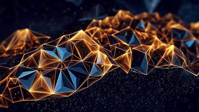 Digital night sky masonry star pattern abstract background