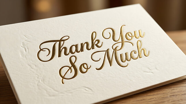 Thank You So Much