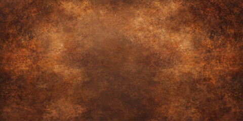 Fototapeta premium Aged brown leather texture background with a vintage grunge parchment pattern and worn antique paper surface for a blank ancient backdrop design