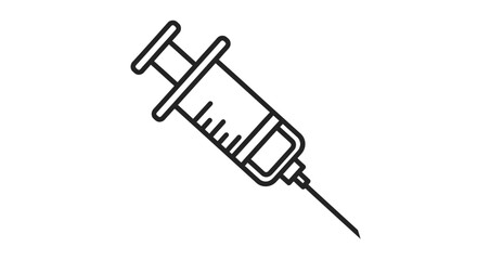 Fototapeta premium Medical Syringe Needle Injection Tool.