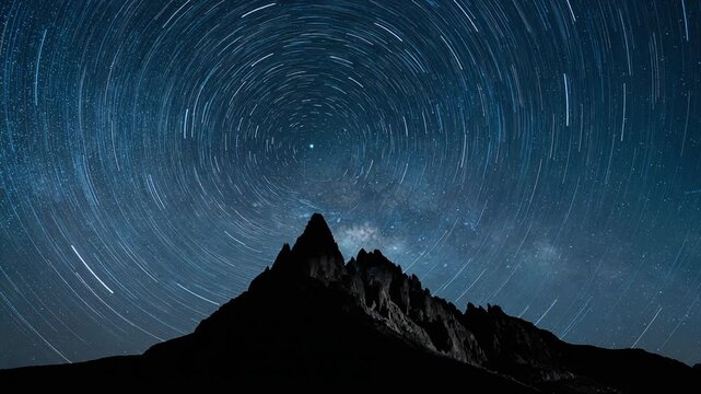Star Trail Mountain Peak Loop
