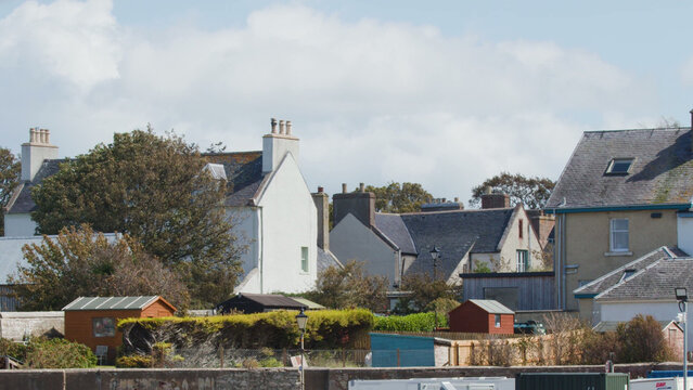 Traditional Stone Houses and Cottages in the Village of Cromarty