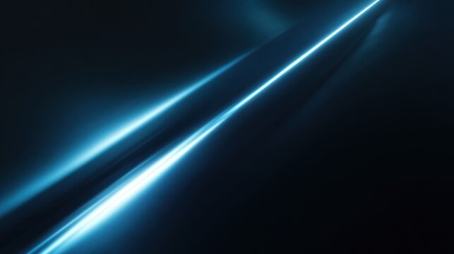 Abstract Blue Light: A captivating abstract composition of radiant blue light streaks across a dark backdrop, creating an aura of energy and mystery. 