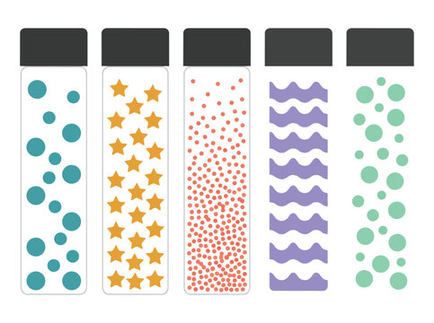 A vector illustration promoting neurodiversity awareness with flat colorful patterns