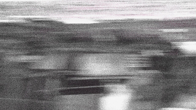 Abstract Halftone Texture With Diagonal Lines And Grainy Dots In Black And White Macro Pattern For Vintage Print