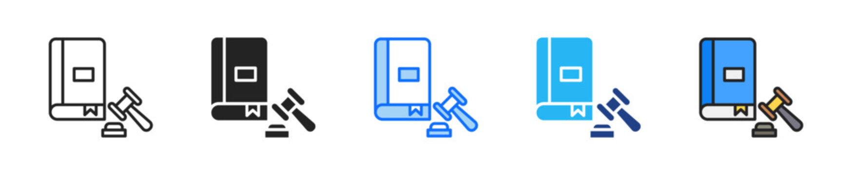 Audit Standards Icon Set Multiple Style Collection