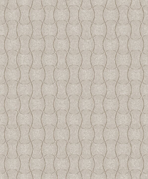 Seamless sophisticated beige metallic elegant geometric texture with refined ogive patterns and modern architectural surface details for background