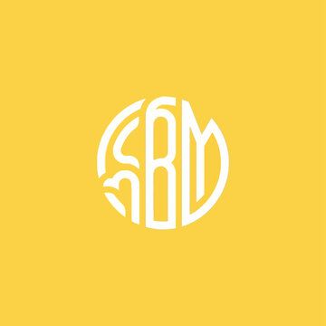 Monogram SBM in a Circle Logo Design.