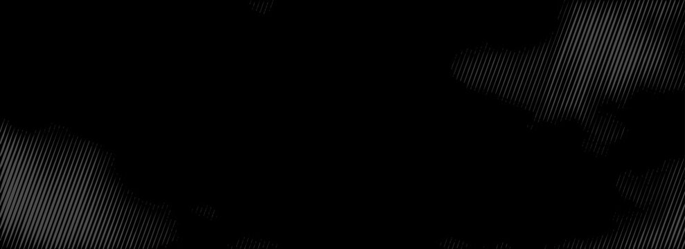 Black oblique straight line background. Masculine dark linear abstract wallpaper. Elegant luxury striped gradient texture. Grey diagonal lines backdrop for flyer, banner, poster, presentation. Vector