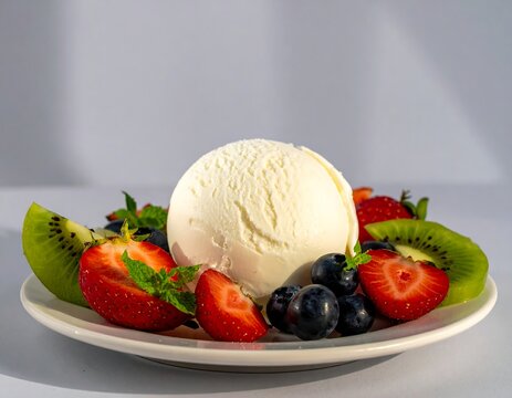 HEALTHY BREAKFAST BOWL: GREEK YOGURT WITH FRUIT TOPPINGS