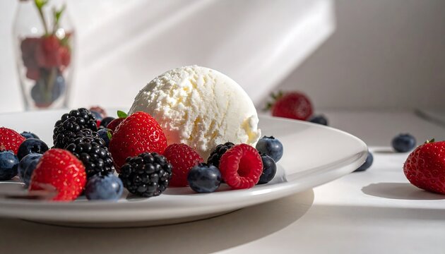 HEALTHY BREAKFAST BOWL: GREEK YOGURT WITH FRUIT TOPPINGS