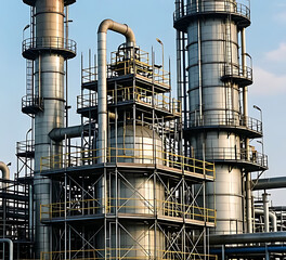 Fototapeta premium oil refinery factory