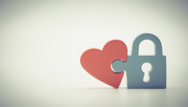 Healthcare data privacy security heart lock protection