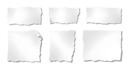 Fototapeta premium ripped, paper, white, torn, strip, piece, edge, texture, shadow, realistic, scrap, collage, overlay, design, element, background, minimal