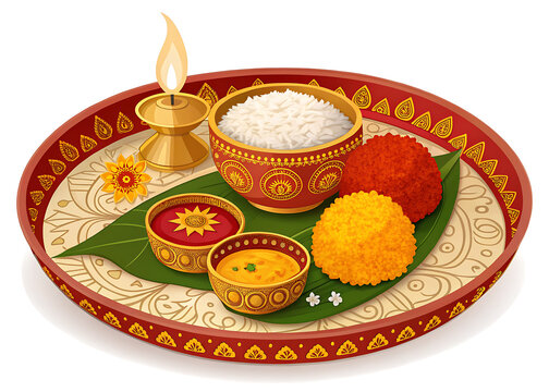 Divine Puja Thali Elegance