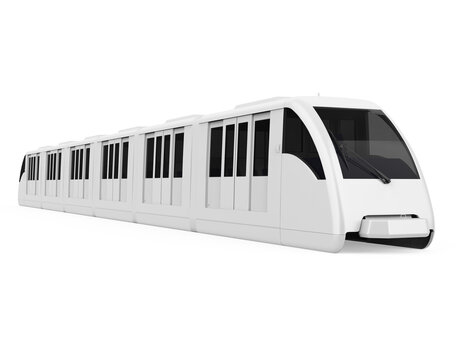 Monorail Train Isolated