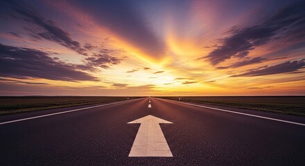 Naklejka premium Road to business success navigating challenges and opportunities for growth and innovation in a competitive market
