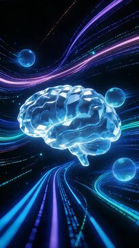 Crystal brain in cosmic space