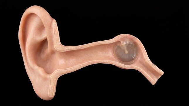 Realistic 3D Medical Animation of Human Ear and Auditory Canal