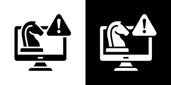 Trojan Icon Set Multiple Style Collection