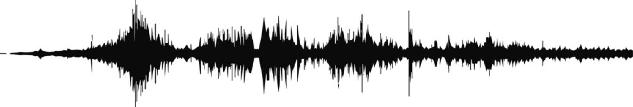 Speech waveform for transcription and timing