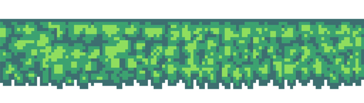 pixel art of grass lanscape background