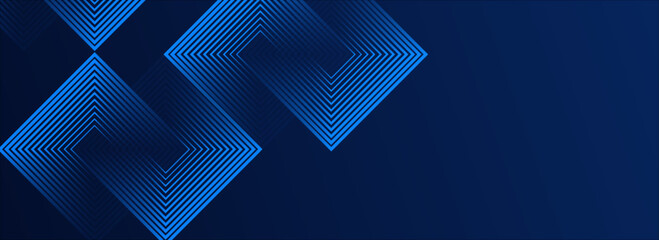 Blue abstract background with glowing arrow lines. Modern shiny blue geometric lines design.EPS10 © Randy