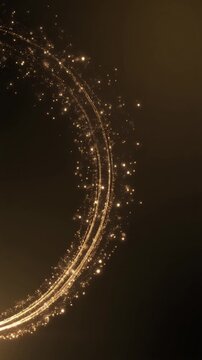 シャンパンベージュ トレイル 彗星の尾のような光跡