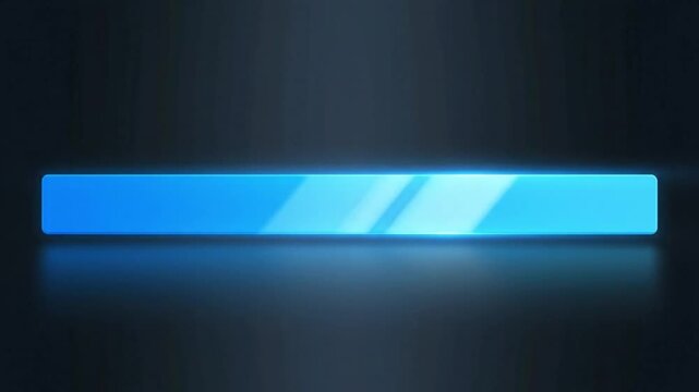 Minimal highlight bar sliding across empty screen clean UI background