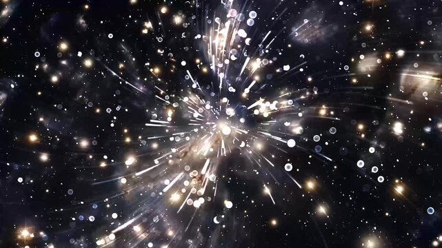 Abstract view of a bright exploding star suitable for science, astronomy, spacerelated designs, backgrounds, gaming, educational materials, and celestial concepts.