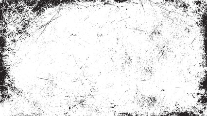 Vintage grunge background with chipped rough texture Abstract black texture with scuffs and scratch details © VECTOR HOUSE