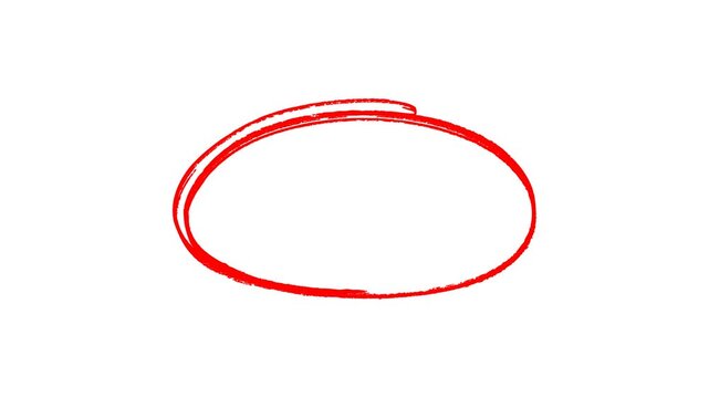 circle highlighted with a transparent background. Circle highlight animation with alpha channel.