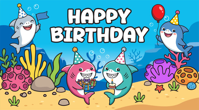 Shark Birthday Images – Browse 8,736 Stock Photos, Vectors, and Video ...