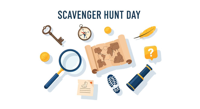 Scavenger hunt day adventure game.