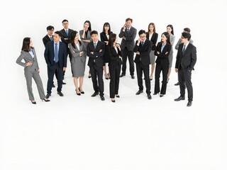 Obraz premium group of business people standing