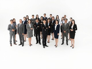 Fototapeta premium group of business people standing