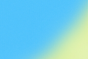 Naklejka premium Abstract grainy gradient background with horizontal light flow in blue and lime green