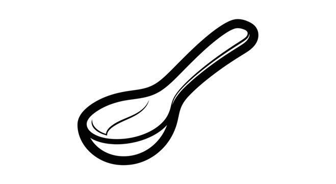 Spoon Utensil Eating Drinking Tool.
